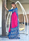 Tew Soft Pure Cotton Printed Fancy Saree Wholesale Clothing Distributors In India